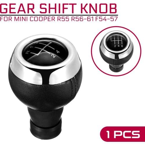 For Mini Cooper R55 R56 R57 R58 R59 R60 R61 F54 F55 F56 F57 Car 5 6 Speed Gear Shift Knob MT Lever Shifter Knob Head Replace