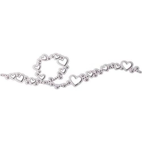 Elegant Heart Lace Shape Carbon Steel Cutting Dies DIY Scrapbooking Photo Album H58C