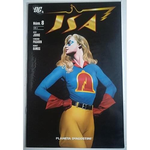 JSA No. 8, DC COMICS, EDITORIAL PLANETA - 2008, LA SOCIEDA DE LA JUSTICIA, 1ª Spanish edition, COMIC BOOK, author GEOFF JOHNS
