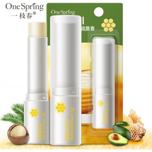 Natural plant honey Lip balm Pure Plant Smooth Moisturizing Labial Skin Care Lipstick Lipbalm Makeup Beauty Long Lasting