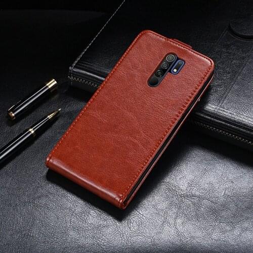 UP Down Case For Xiaomi Redmi 9 Prime 6.53 inch Phone Bag Holster Vertical Flip PU Leather Cover For Redmi 9 Prime Redmi 9 Cases