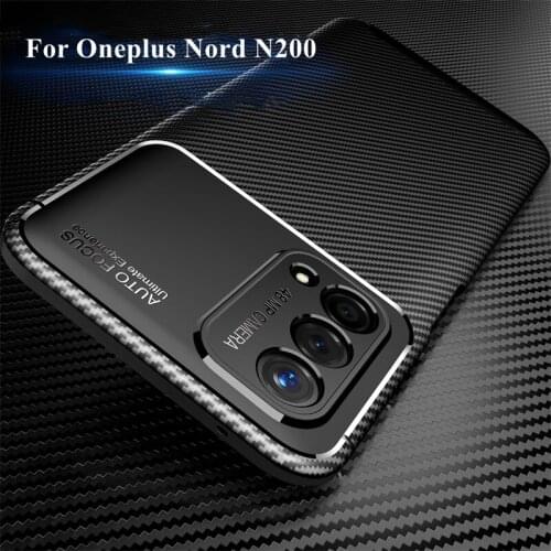 Luxury Business Case For Oneplus Nord N200 Case For Oneplus Nord N200 Fundas Cover Soft Shockproof Protective Phone Bumper