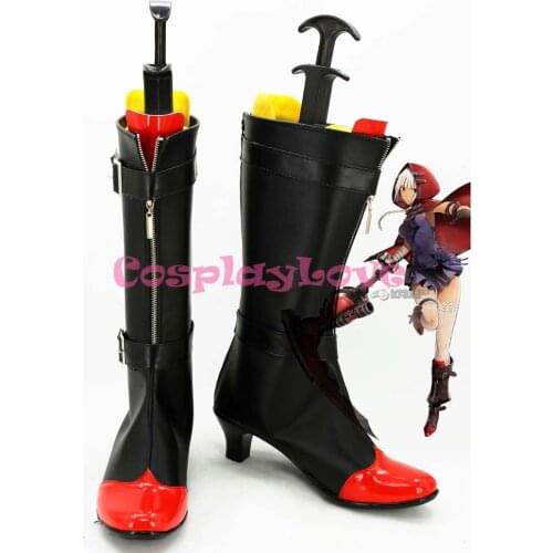 Newest Custom Made Japanese Anime God Eater 2 Rage Burst Llvie Colette Cosplay Boots Shoes For Christmas Halloween Festival