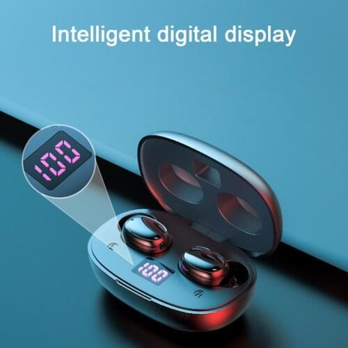Convenient Universal 275 Mini TWS Bluetooth 5.0 LED Digital Display Touch Control In-ear Earphones Headsets for Sport