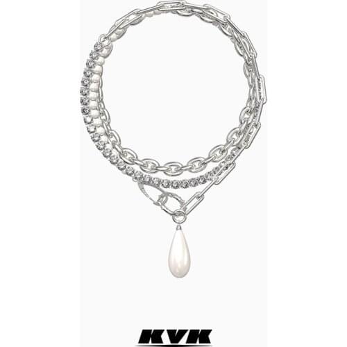 KVK pearl necklace womens clavicle chain 2021 new fashion design