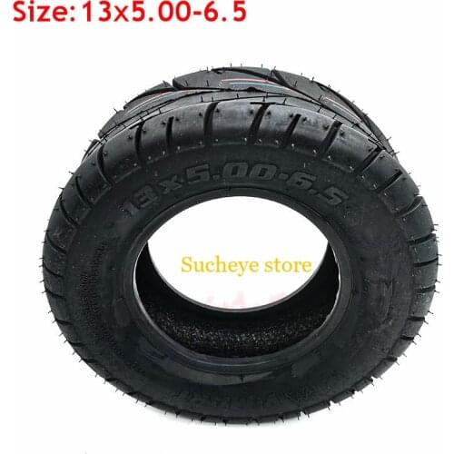 13 Inch Tubeless Tyre 13x5.00-6.5 for Go-Kart Scooters Motorcycle FLJ K6 Tire Vacuum Tire Wheel Scooter 13*5.00-6.5