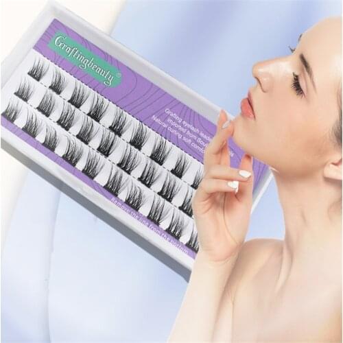 24 Clusters/box Diy Handmade C Curl Lashes Extension Individual Eyelashes Volume Natural Eye Lash Kit Eye Makeup Tools