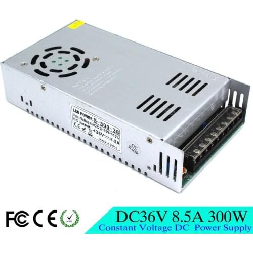 300W 36V 8.5A Small Volume Single Output Switching Power Supply Transformer 110V 220V AC TO DC36V SMPS for LED Light CNC Stepper