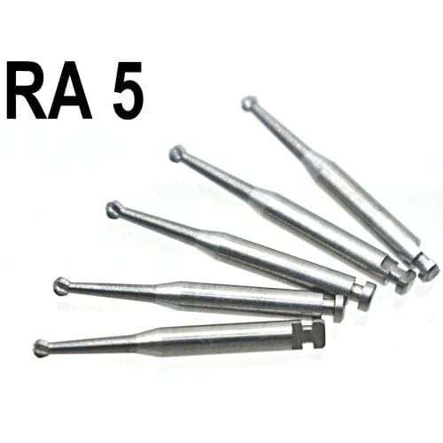 5 Pcs Dental Instrument RA Round bur Low Speed Tungsten Carbide Burs RA Bur For Contra Angle Handpiece Dental Lab Tool