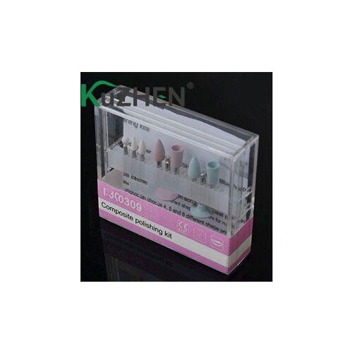 9pcs/kit Dental Diamond Burs for Teeth Porcelain Ceramics Composite Polishing