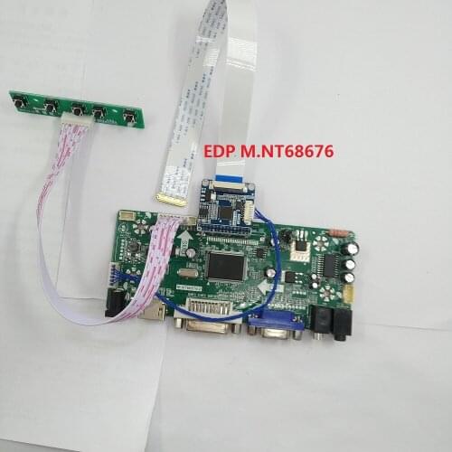 Kit for LP156WF4(SP)(K1) Panel Screen HDMI VGA LCD M.NT68676 DVI 60Hz LG display 30pin EDP 15.6" LED Controller board 1920*1080