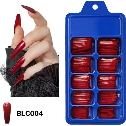 Small blue box Meifang European and American Ballet false nail patch