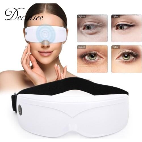 Eye Massager 9 Modes Electric Shiatsu Massager for Relieve Eye Strain Dry Eye 3D Masaage Heads for Dark Circles Puffy Eye Bags
