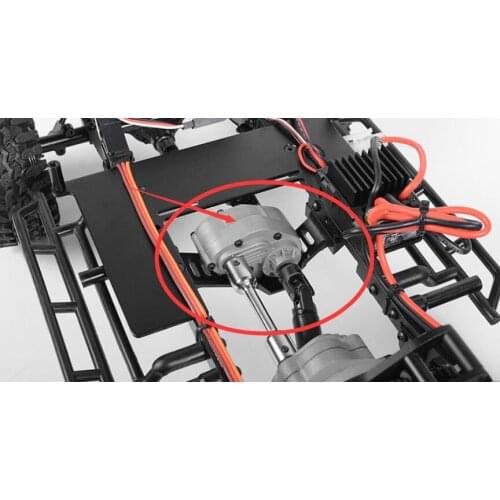 1/10 Scale Rock Cralwer Over/Under Drive Transfer Case For Defender Gelande II Truck Kit TF2 D90 D110 AXIAL SCX10 Tamiya CC01