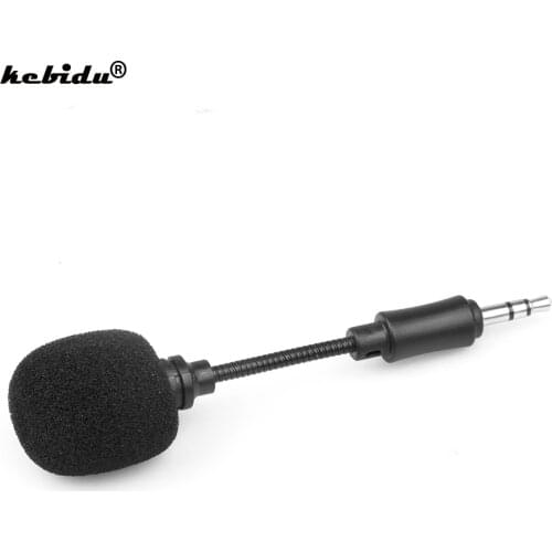 Mini Microphone Omni-Directional Cellphone Smartphone Mic For Meeting 3.5mm Jack Mobile Phone Sound Card Microphone Portable