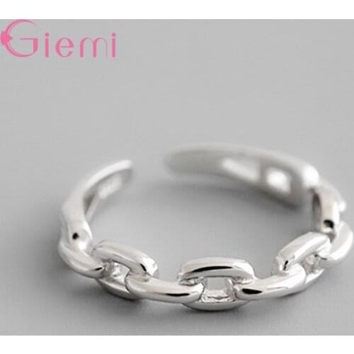Hot Sale Fashion Jewelry Vintage Irregular 925 Sterling Silver Rings for Men Women Hip Hop Rock Party Accesories
