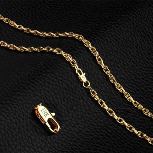 Mens Yellow Necklace 20 Feet 50cm N925 Silver color New Womens Hot Stamping Fashion Jewelry Necklace Wholesale