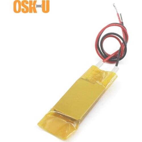 2PCS 220V Constant Temperature PTC Heating Element 70/150/280/120 Celsius Degree 24X15X3mm Insulated Film PTC Heater Plate