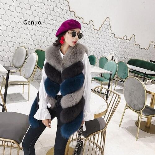 Autumn Winter Warm Vest Coat High-Grade Faux Fur Coat Jacket Fashion Women Import Coat Vest Women Long Outwear Coat