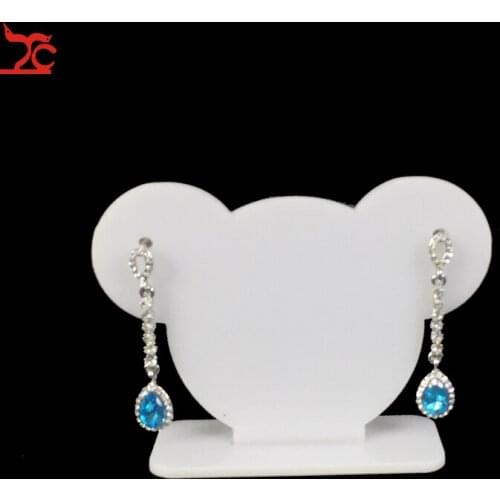 1pcs lovely Earring Display Shelf Acrylic Earrings Showing Stand Jewelry Showcase Props Earring Stud Holder