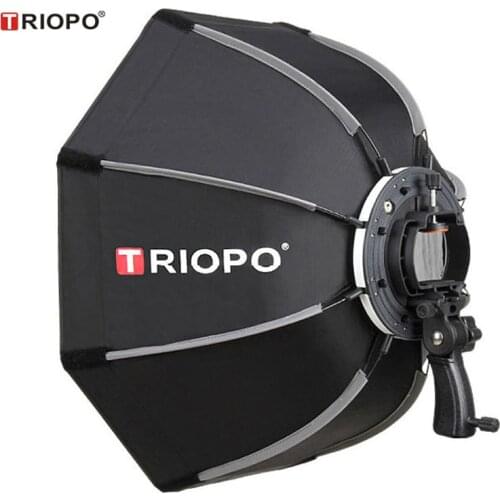 TRIOPO 65cm Portable Outdoor Octagon Umbrella Softbox for Godox V860II TT600 TT685 YN560 III IV TR-988 Flash Speedlite Soft Box