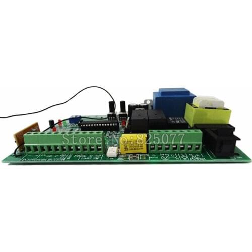 AC sliding gate opener control board with 2pcs remote control(not included battery),learning code gate opener controller KF270