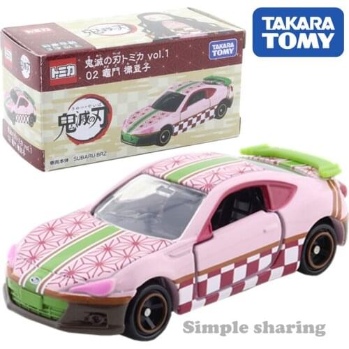Takara Tomy Kimetsu no Yaiba Tomica vol.1 02 Nezuko Kamado Cars Hot Pop Kids Toys Motor Vehicle Diecast Metal Model
