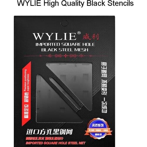 Wylie WL-53 Multi Function BGA Stencil 0.3/0.35/0.4/0.5/Parallel/45 Degree Hole Solder Template Universal BGA Reballing Stencil