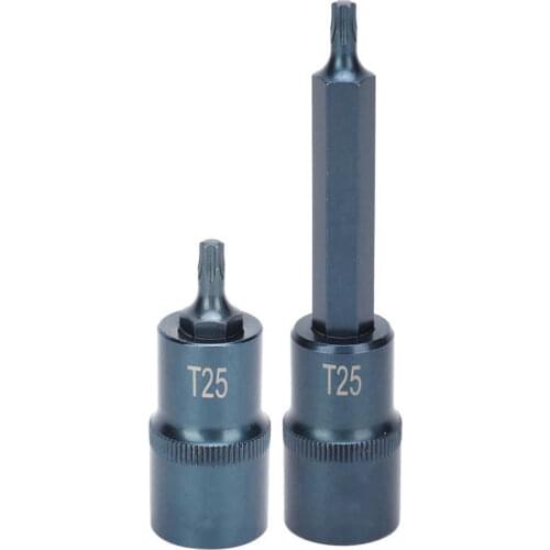 Star Screwdriver Socket Bit 1/2in Square Socket S2 Alloy Steel for Wrench