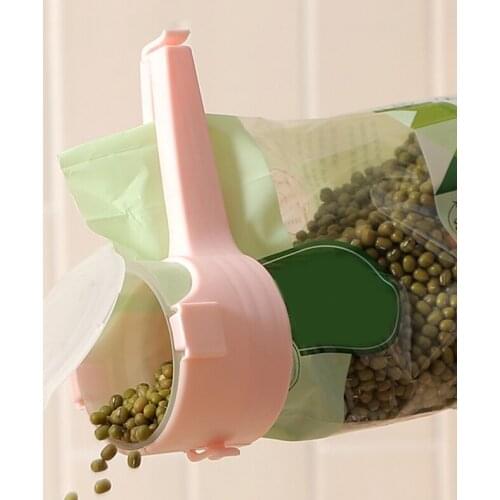 1PC Large Mouth Seal Pour Food Storage Bag Clip Snack Sealing Clips Fresh Keeping Clamp Plastic Food Saver Kitchen Gadgets