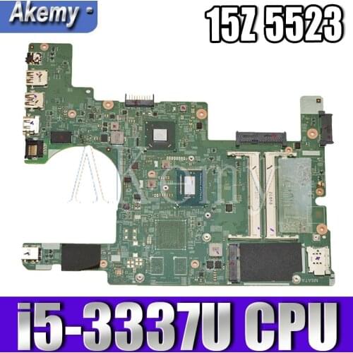 11307-1 Motherboard For DELL INSPIRON 15Z 5523 Laptop Motherboard i5-3337U CPU original 100% tested