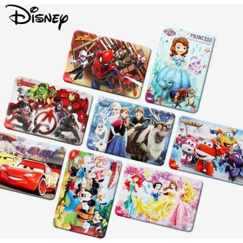 Disney Mickey Marvel Princess Frozen 200 Pieces Wooden Puzzle Early Learning Childrens Educational Toy 3d Puzzle