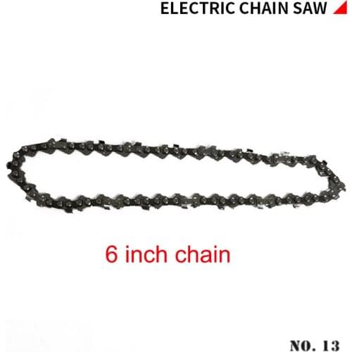 4 Inch/6 Inch Mini Steel Chainsaw Chain Electric Electric Saw Accessory for Lithium Battery Portable Electric Pruning Saw Parts