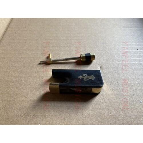 FREE shipping 1PC OF Cello Ebony Frog Bow With Mount Screw Acoustic Cello Bow Part Repalcement Accessory for Students Learning