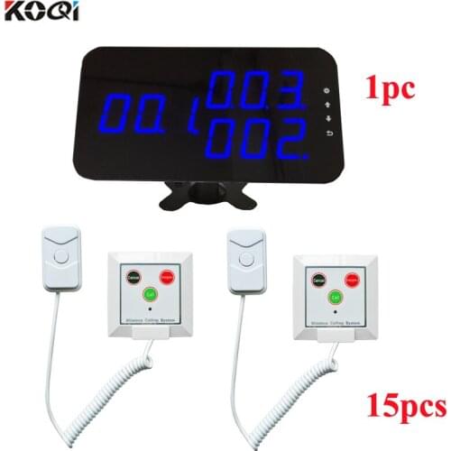 Electronic Patient Calling System 1 Display Receiver 15 service buzzer used in the hospital/clinic/nursing house