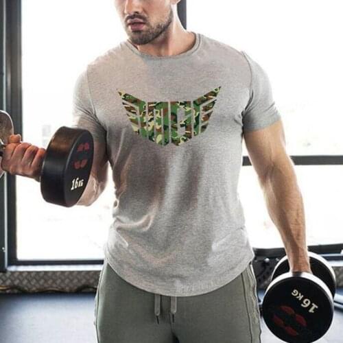 GYM WARRIORS Mens Camouflage T-Shirts