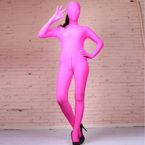 Five Fingers Bodystocking Tights Full Coat Zentai Sexy Zipper Open Crotch Bodysuit Lingerie One Piece Cospaly Catsuit Babydoll