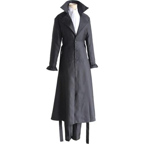 Bungo Stray Dogs Akutagawa Ryunosuke Cosplay Costume Uniform Outfit Halloween Carnival Costumes