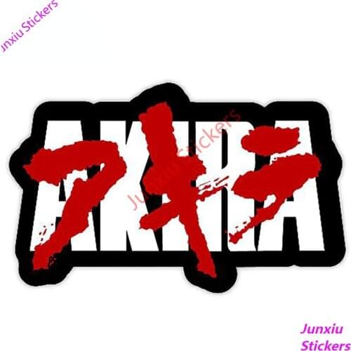 Creative Decals AKIRA Funny Auto Sticker Fine Decor Decal Graphic for Bumper Camper Yacht Motorcycle Car Accessories PVC13x8cm