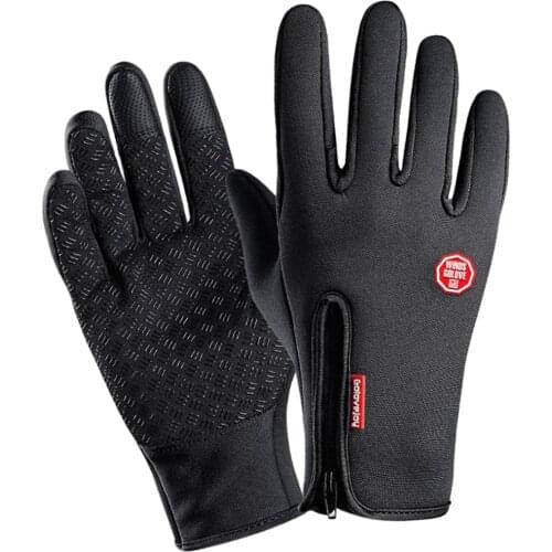 Men Women Winter Thermal Gloves Touch Screen Glove Water Resistant Windproof Warm for Driving Cycling Running