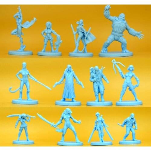 TRPG board game the Others 7 sins Heroes Leaders Bruisers Snipers Fixers miniatures figures models
