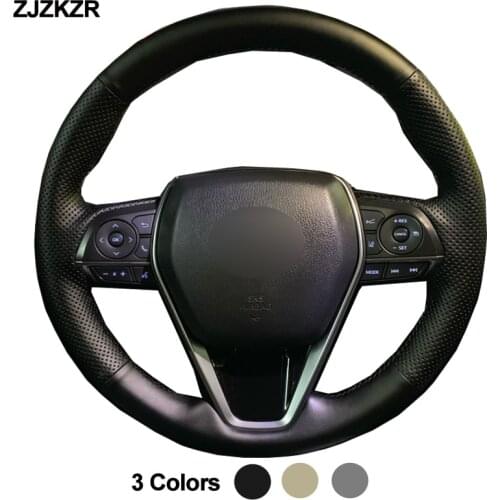 Car Auto Steering-Wheel Cover Braid For Toyota Camry 2018 - 2019 Avalon 2018 - 2020 RAV4 Volant Funda Volante Stuurhoes 2019