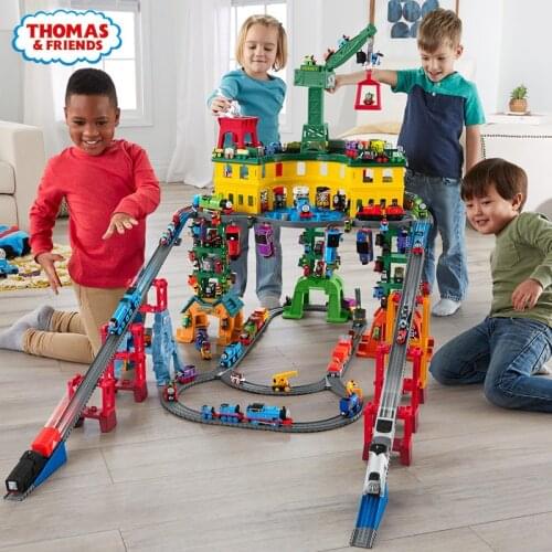 Thomas and Friends Super Station Track Master Train Over 100 Engines Kids Toy Gift Electric Track Luxury Set