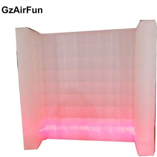 Portable led inflatable photo booth wall for sale