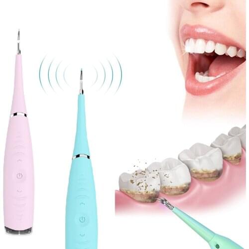Portable Electric Sonic Dental Tooth Calculus Remove Tooth Stains Tartar Tool Dentist Whiten Teeth Health Oral Cleaning Tool