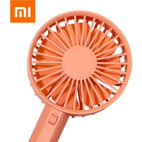 XiaoMi VH You Portable Handheld Fan Low Noise With Chargeable Built-in Battery USB Port Design Handy Mini Fan 3 levels wind