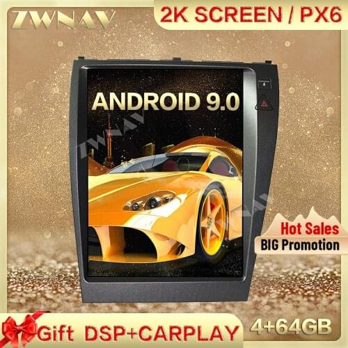 PX6 DSP Carplay Tesla screen Android 9.0 Car Multimedia Player For Lexus ES240 ES350 2006 2007-2012 Radio Auto stereo head unit