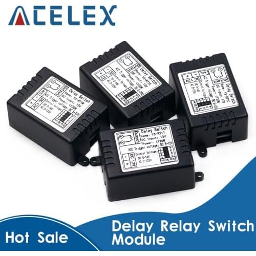 Power-ON Delay Relay Switch Module Trigger Delay DC 12V 60s Programmable Delay Controller