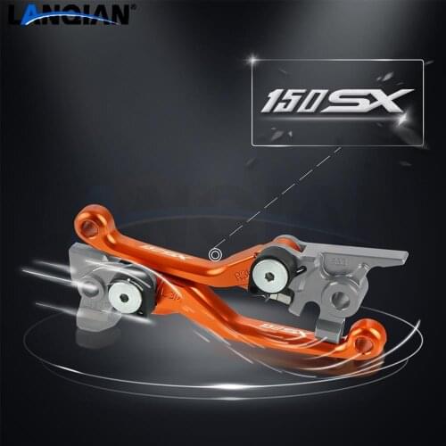 For 150 SX XC XCW Motorcycle Accessories Dirt Pit Bike Motocross Pivot Brake Clutch Levers 150SX 150XC 150XCW 2009-2018 2017