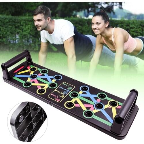 14 In 1 Push-Up Rack Board Training Push Up Sport Workout Stand Fitness Gym Equipment for Abdominal Muscle Building Exercise